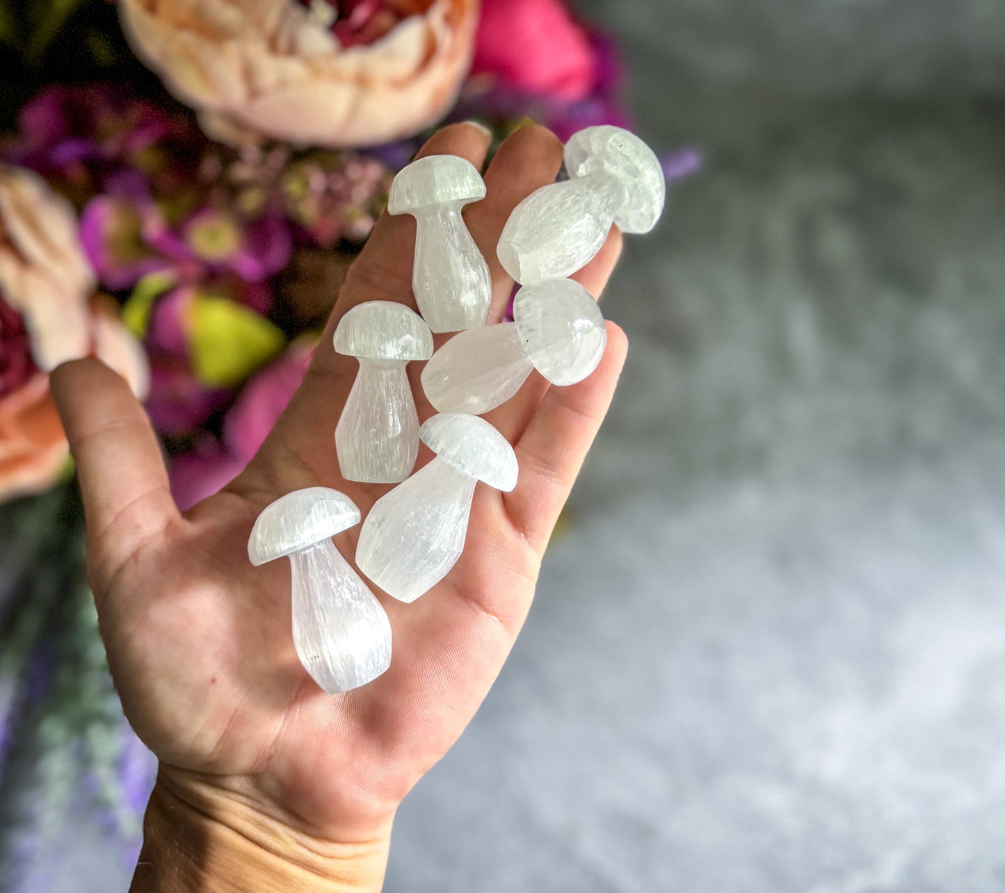 1 3/4" Selenite Mushroom, Crystal Mushrooms