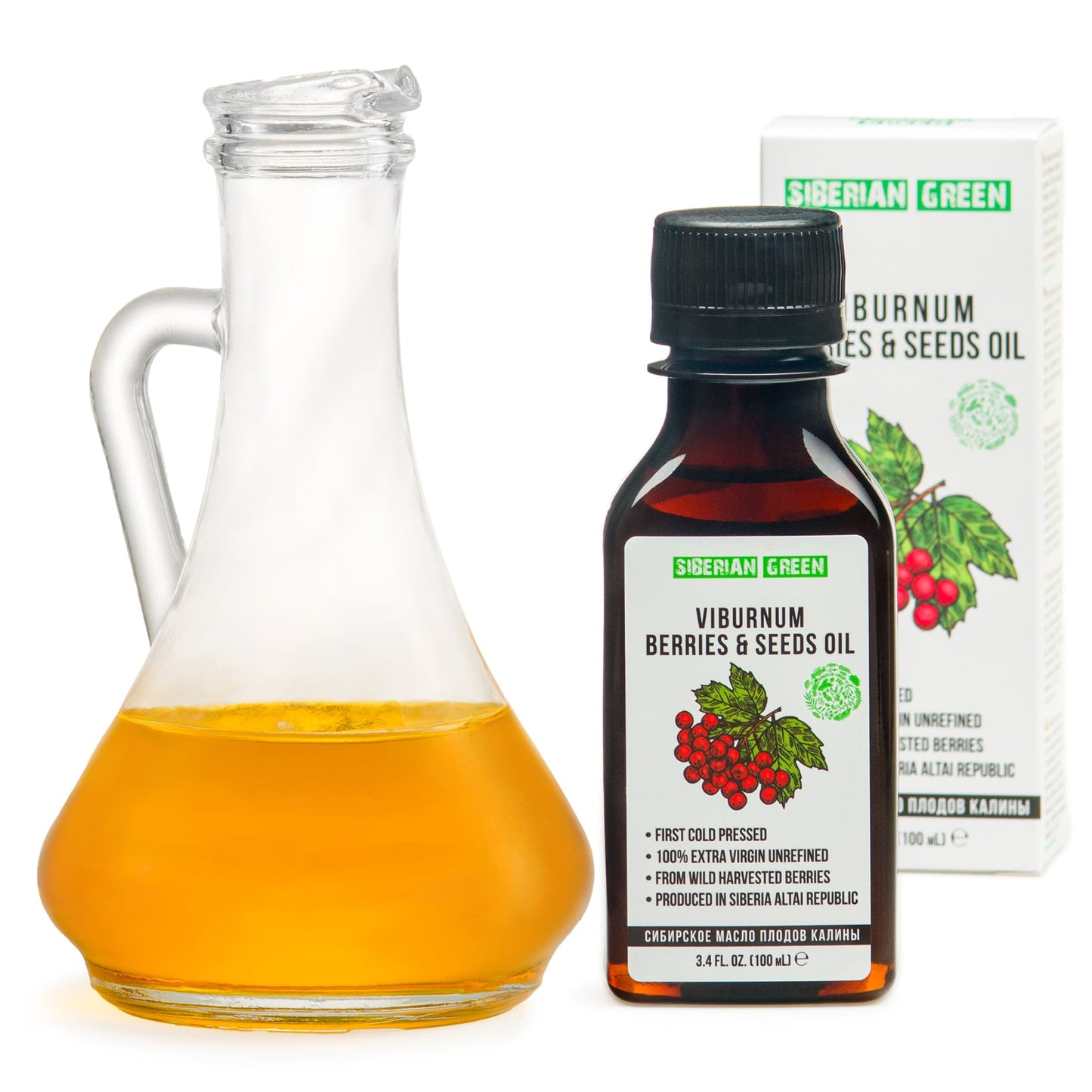 Siberian Snowball Viburnum Oil | 100ml Extra Virgin Cold-Pressed