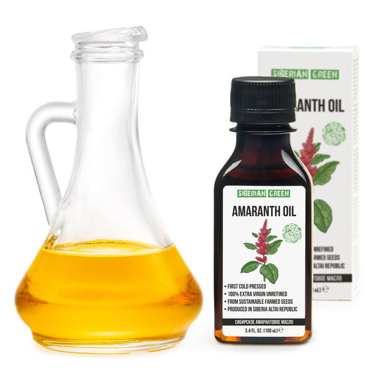 Amaranth Seed Oil 100 ml - Extra Virgin, Cold-Pressed, Premium Quality