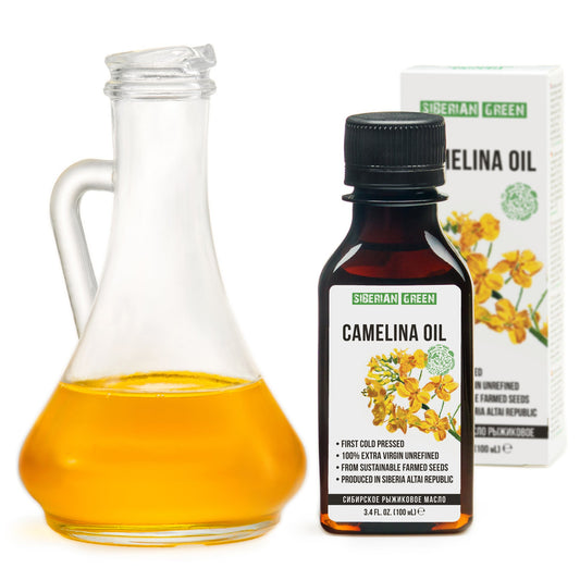Siberian Camelina Oil | Extra Virgin Cold Pressed 100 ml | Premium Omega-3