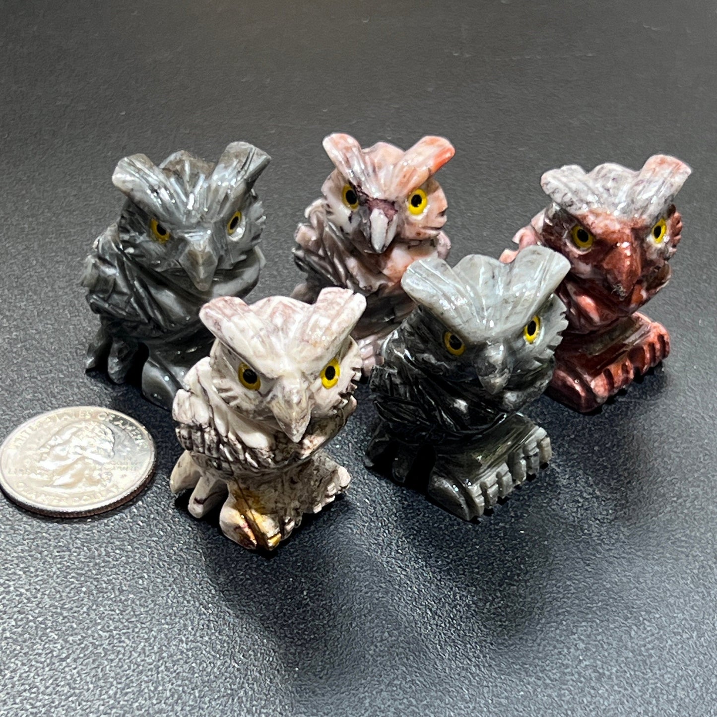 Small Soapstone Animals Carvings (Packs of 10) Wholesale Miniatures