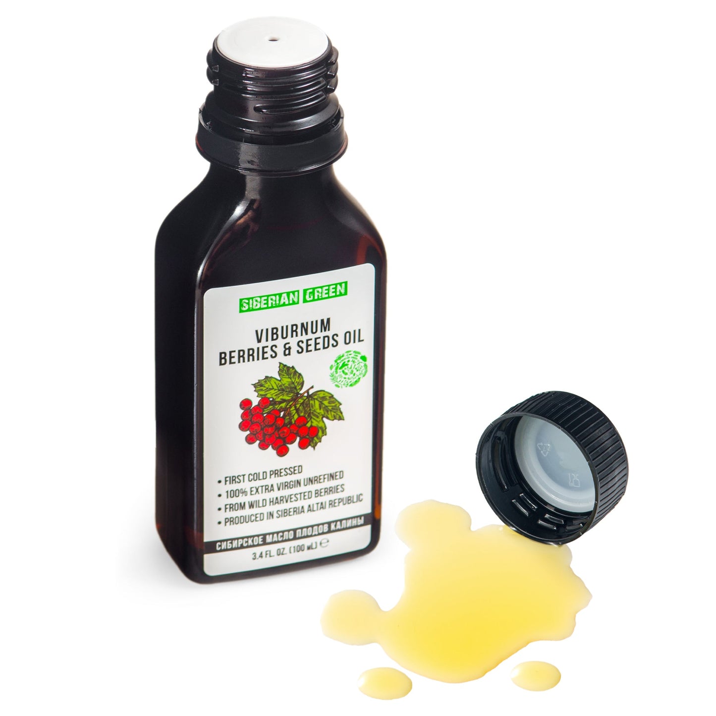 Siberian Snowball Viburnum Oil | 100ml Extra Virgin Cold-Pressed